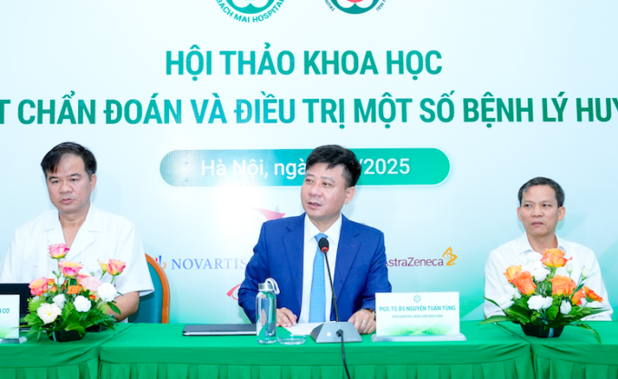 anh-chup-man-hinh-2025-08-09-l-6353-5774-1754745117 Các chuyên gia chia sẻ về bệnh lý huyết học tại hội thảo. Ảnh: Thế Anh