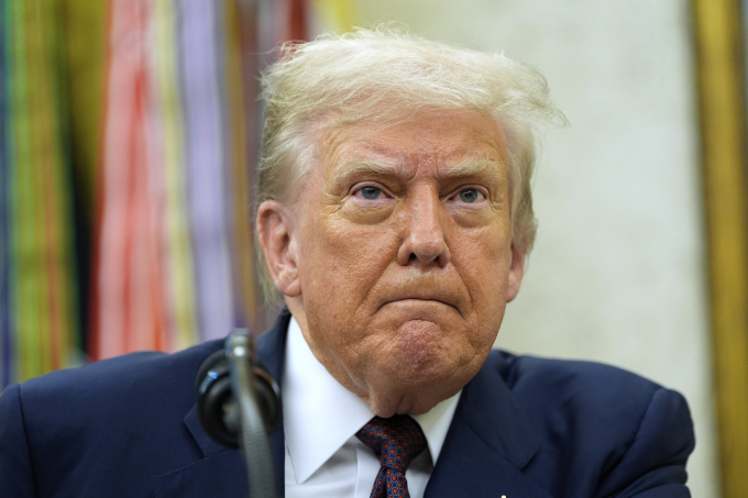 ap25218783986647-4016-1755101088 Tổng thống Donald Trump tại Nhà Trắng ngày 6/8. Ảnh: AP