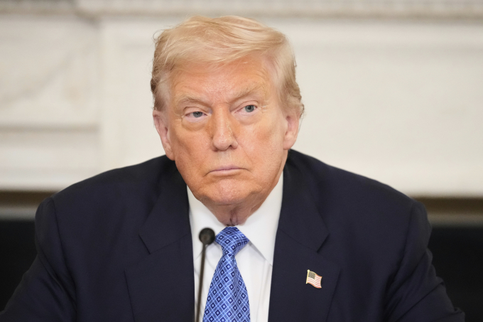 ap25220769577011-3178-1754956967 Tổng thống Mỹ Donald Trump tại Nhà Trắng hôm 9/8. Ảnh: AP