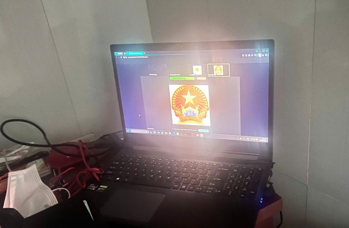 batcoc-1754374193-2263-1754374443-1 Phòng chat, nơi nam sinh thấy nhiều cán bộ cảnh sát, VKS... Ảnh: Công an cung cấp