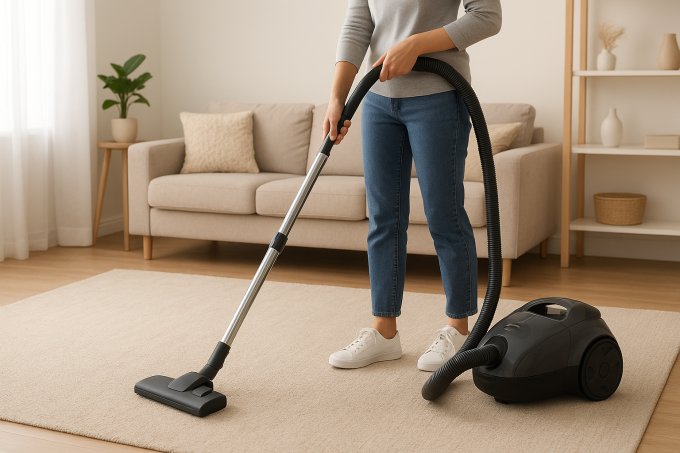 bba9af66-c5b5-47fc-8582-398468-8539-8179-1755072370 Thường xuyên hút bụi giúp không gian sống trong lành. Ảnh tạo bởi AI