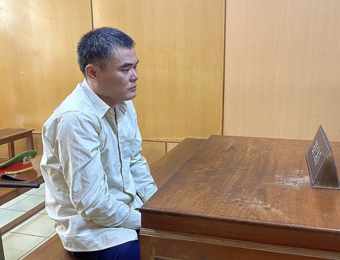 d258d1d0b37c3a22636d-175445914-8447-2955-1754459298 Bị cáo Nguyễn Văn Linh tại tòa hôm nay. Ảnh: Bình Nguyên