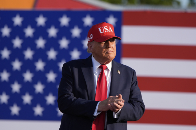donald-trump-iowa-2270-1754814416 Tổng thống Mỹ Donald Trump tại một sự kiện hồi tháng 7/2025 ở Iowa. Ảnh: AP