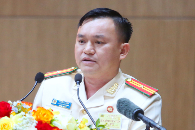 img-8994-jpg-1755230257-9517-1755230525 Thiếu tá Hoàng A Liền, hiện là Phó phòng cảnh sát hình sự Công an tỉnh Lai Châu. Ảnh: Phạm Dự