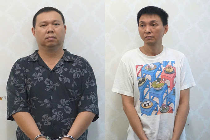 nguyen-nha-1755346201-2781-1755346528 Nguyễn Tấn Nguyên (trái) và Nguyễn Thanh Nhã. Ảnh: Công an TP HCM