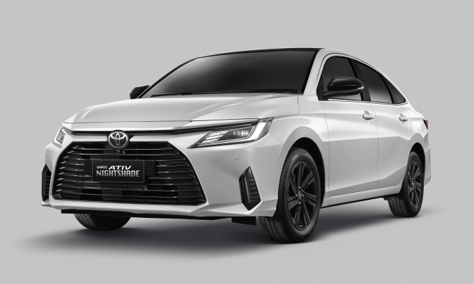 toyota-vios-2-1755568622-1162-1755568701 Toyota Vios/Yaris Ativ phiên bản mới nhất Nightshade ở Thái Lan. Ảnh: Toyota