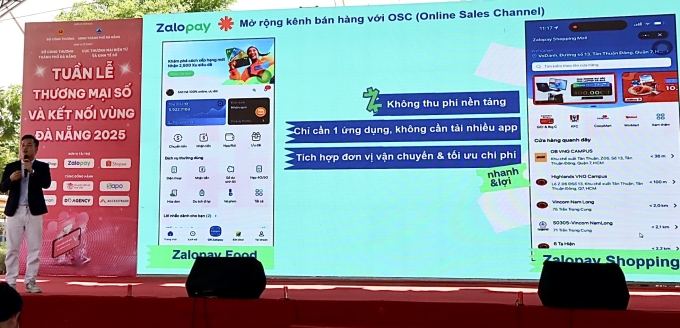 vne-1-1754473453-4984-1754473489 Ông Nguyễn Trọng Tuấn Anh giới thiệu về cửa hàng số trên Zalopay. Ảnh: Zalopay