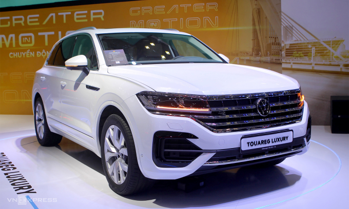 volkswagen-touareg-2023-175453-4716-5188-1754537947 Volkswagen Touareg bản Luxury ra mắt tại VMS 2022. Ảnh: Thành Nhạn