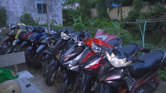 xegian-jpeg-1754021205-7864-1754021355 Số xe máy là tang vật của vụ án. Ảnh: Thanh Thảo